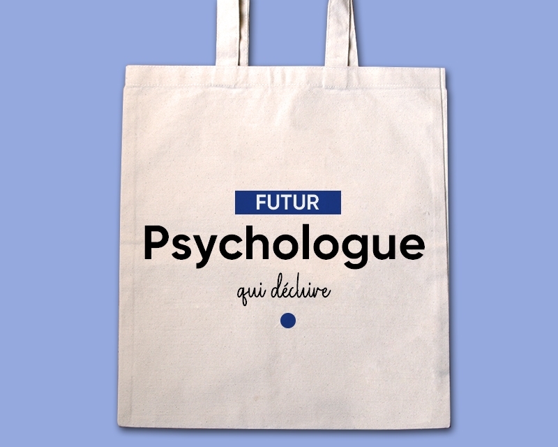 Tote bag personnalisable - Futur psychologue