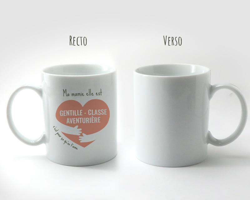 Mug personnalisé C'est pour ça qu'on t'aime