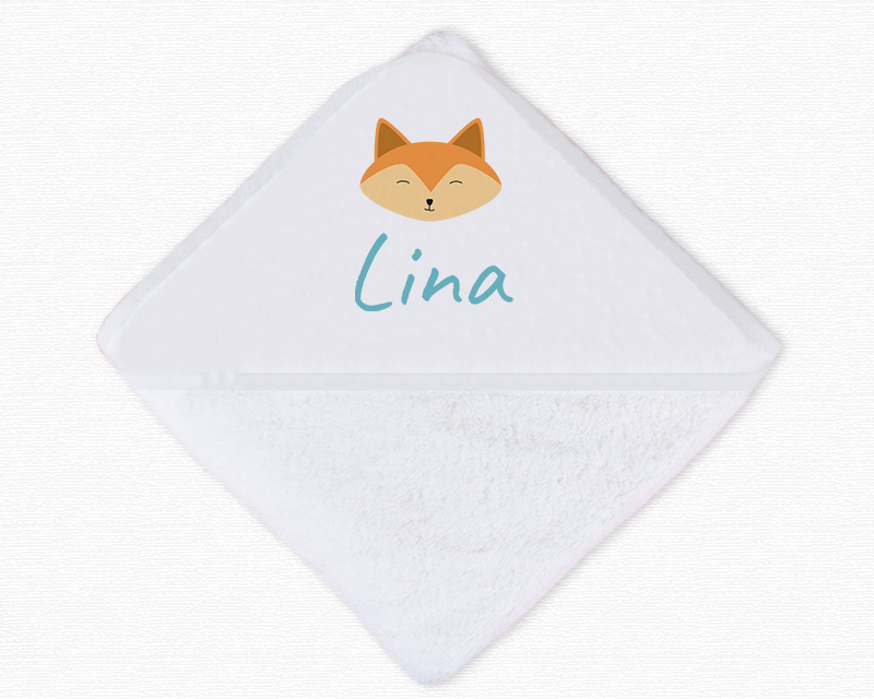 Cape de bain Personnalisable - Petit Renard