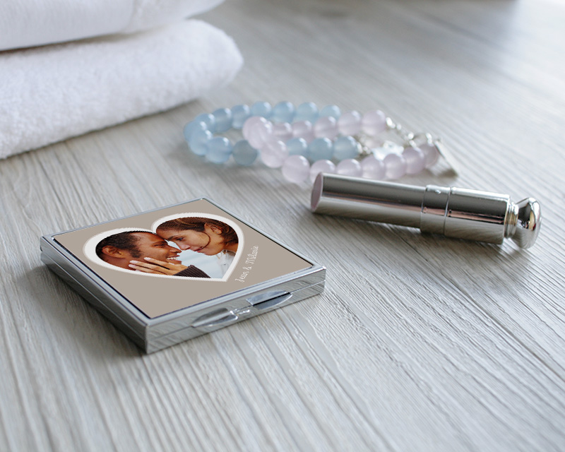 Miroir de sac Coeur Photo