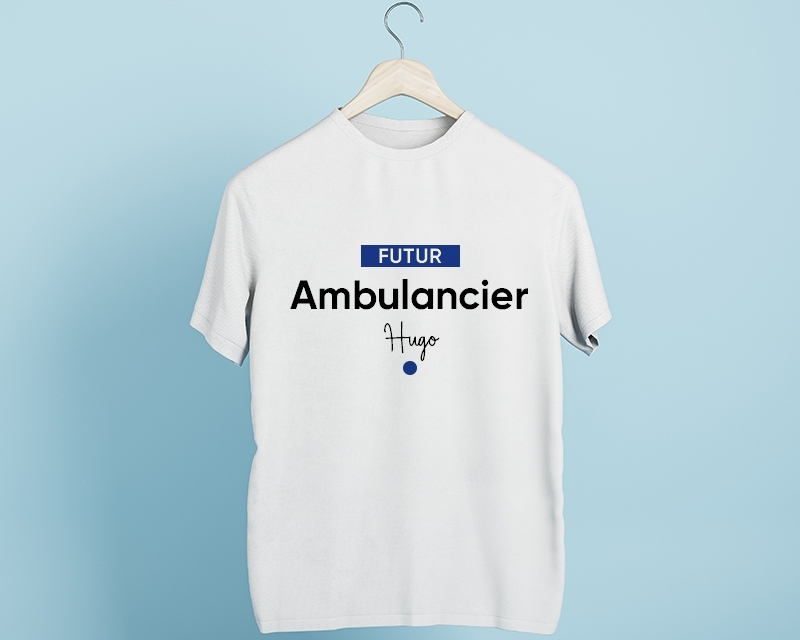 Tee-shirt Homme personnalisé - Futur ambulancier