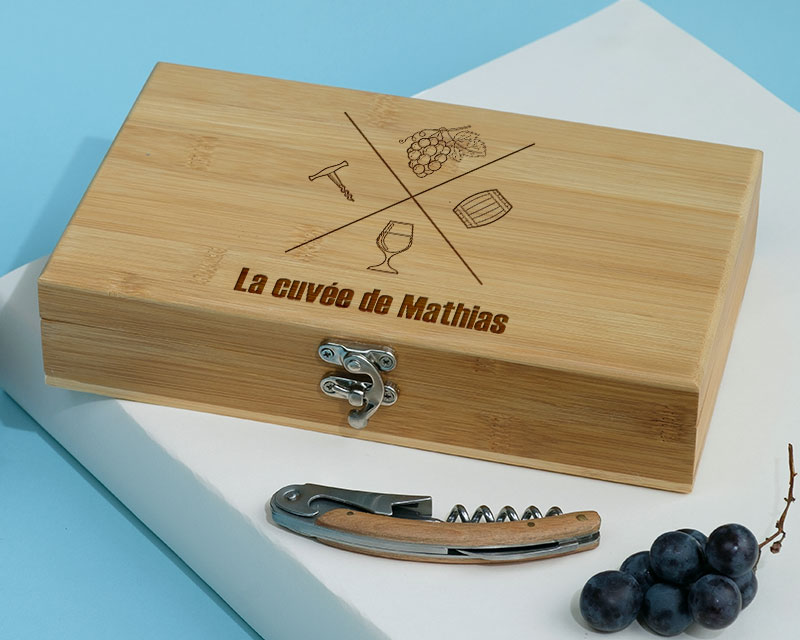 Coffret Sommelier accessoires vin La cuvée