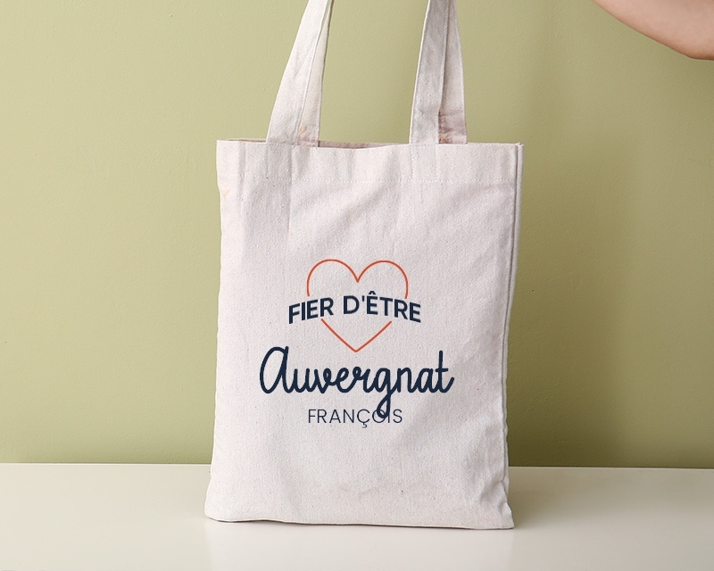 Tote bag personnalisable - Fier d'être Auvergnat