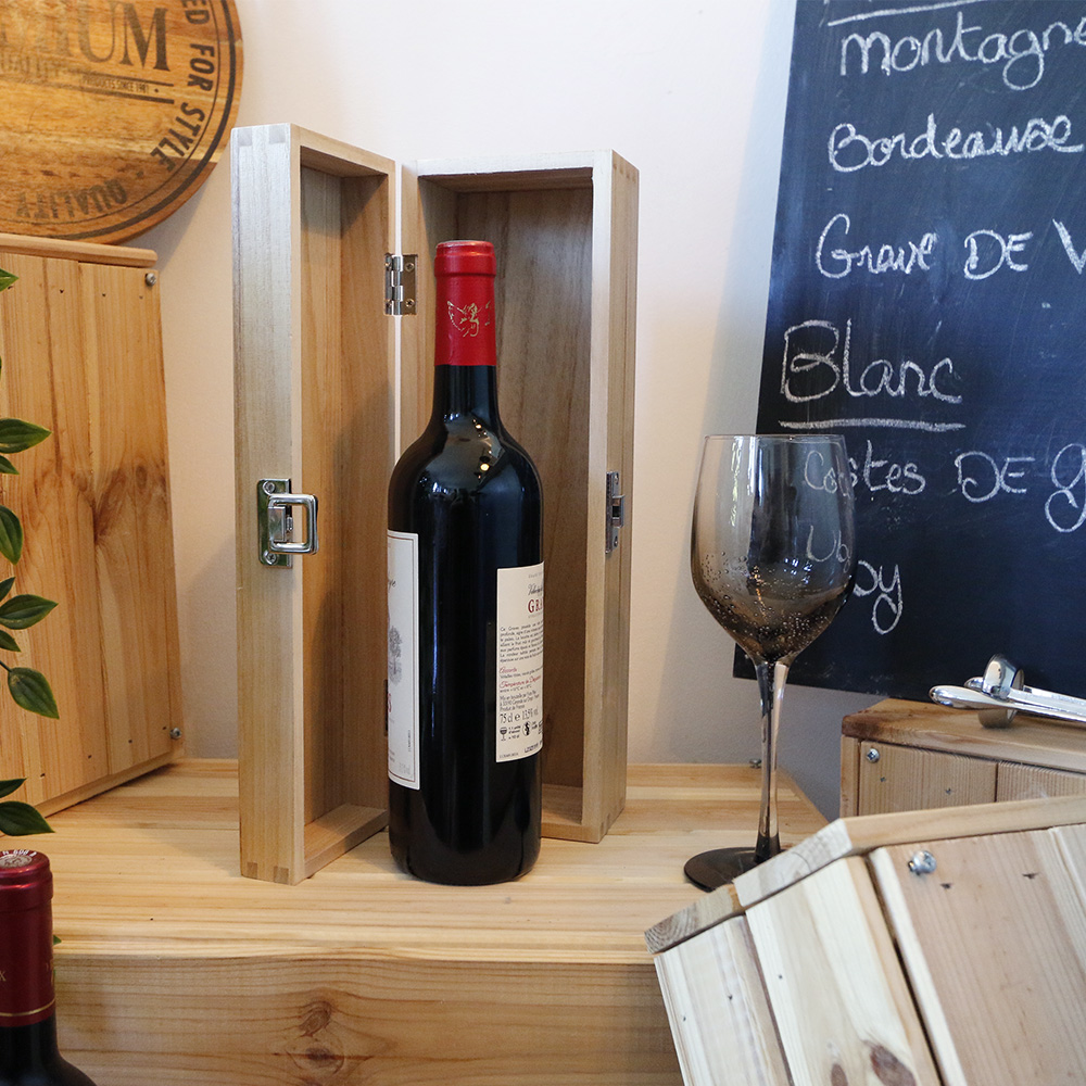 Caisse à vin personnalisée - Anniversaire - Cadeaux.com