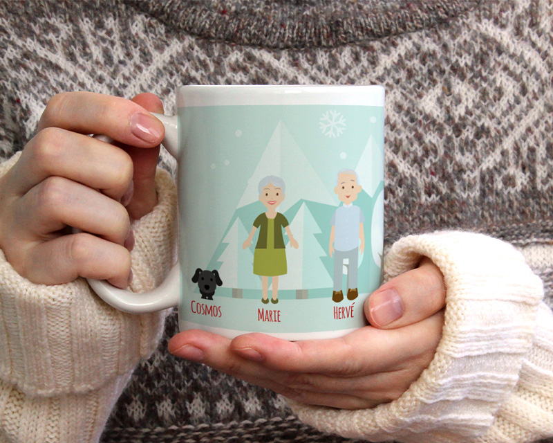 Mug Family Circus Noël