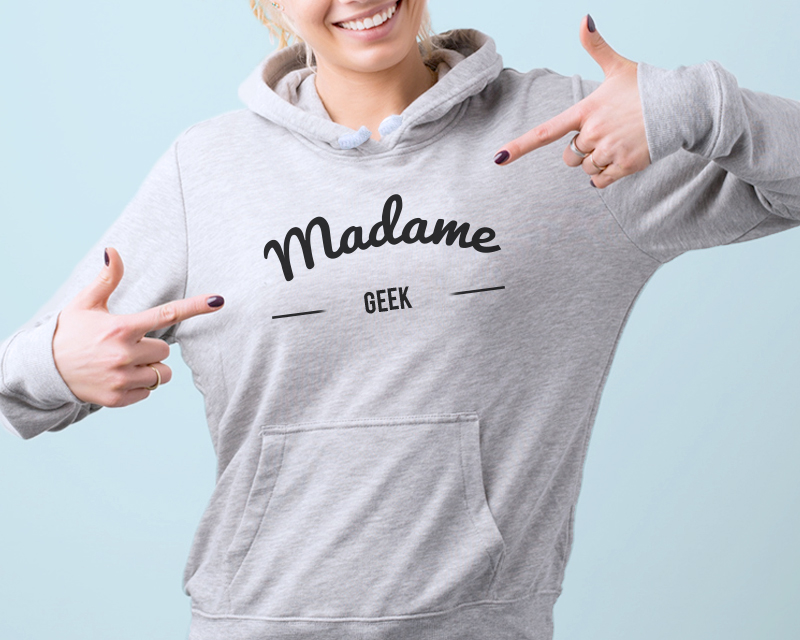 Sweat à capuche Personnalisable - Monsieur & Madame