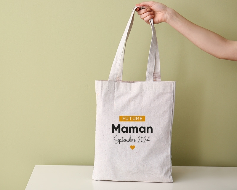 Tote bag personnalisable - Future maman