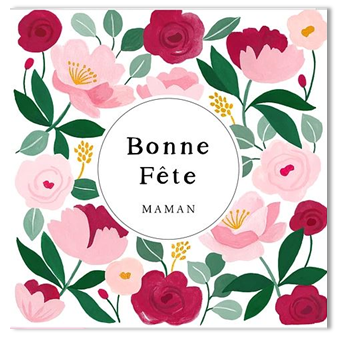 Voir l'image 1 du produit Carte de vœux "Bonne Fête Maman"