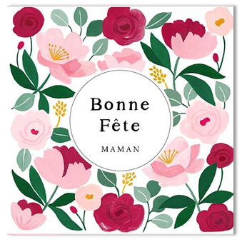 Carte de vœux "Bonne Fête Maman"