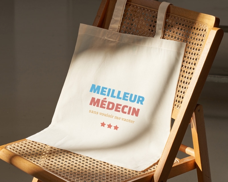 Tote bag personnalisable - Meilleur Médecin