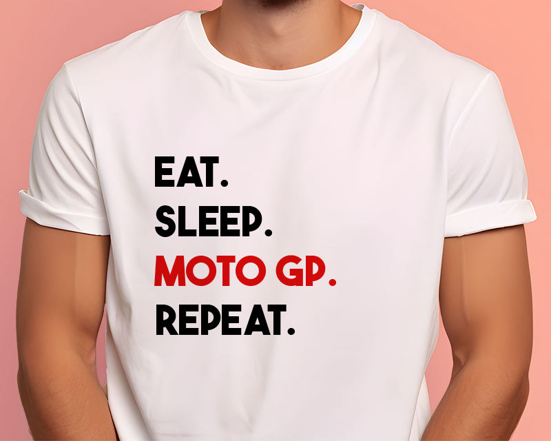 T-shirt homme personnalisé - Message Moto