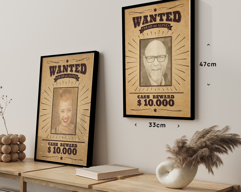 Poster photo personnalisé - Wanted