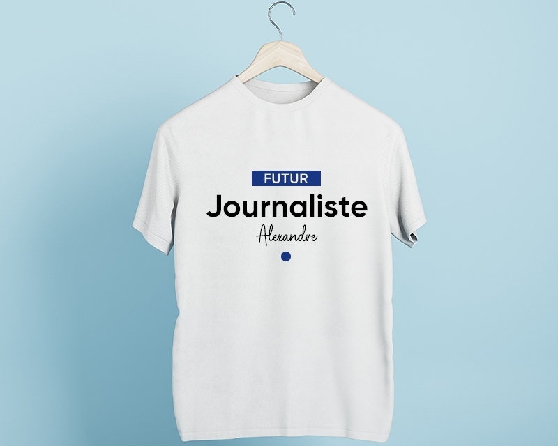Tee-shirt Homme à personnaliser - Futur journaliste