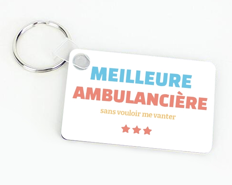 Porte-clés personnalisable - Meilleure Ambulancière
