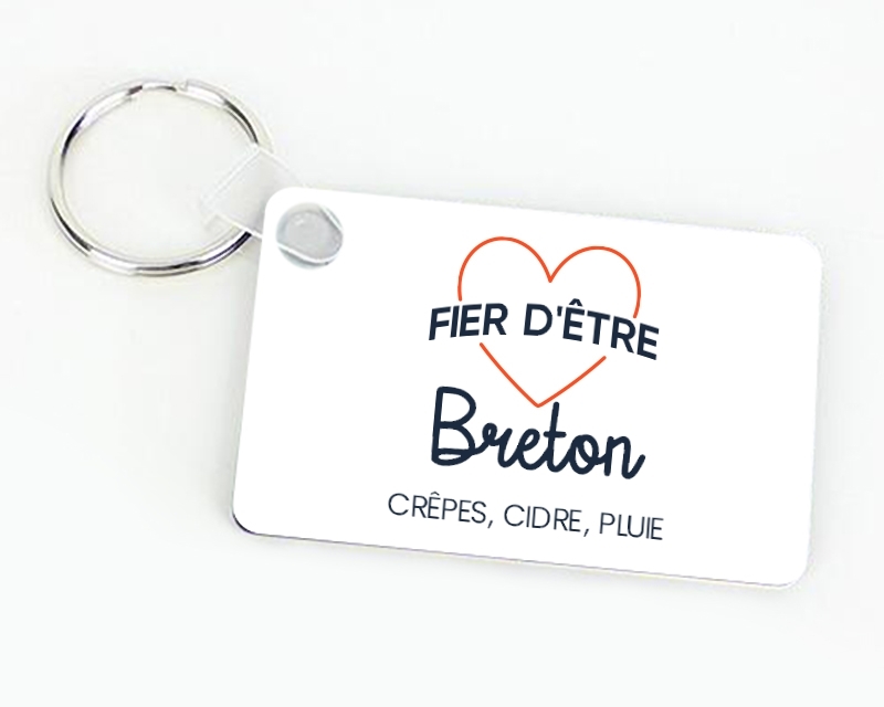 Porte-clés personnalisable - Fier d'être Breton