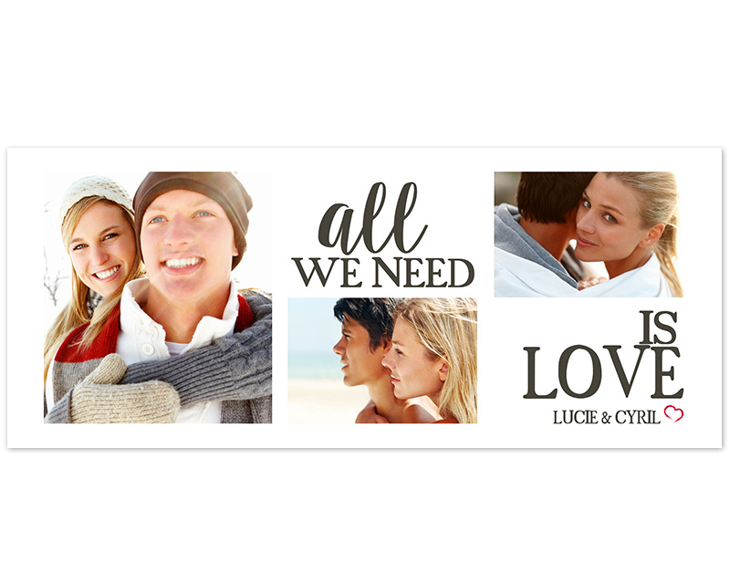 Mug multi-photo All we need is Love