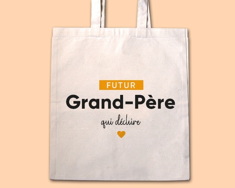 Tote bag personnalisable - Futur grand-père