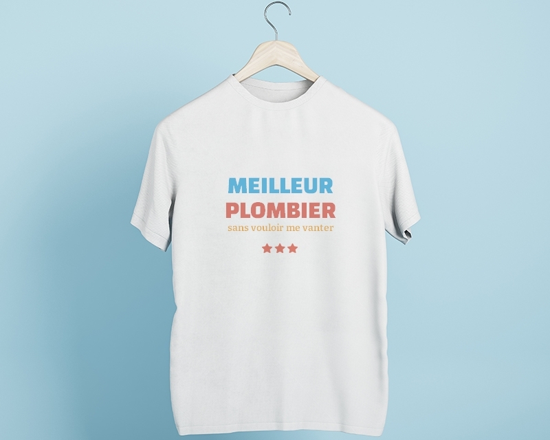 T-shirt Homme personnalisable - Meilleur Plombier