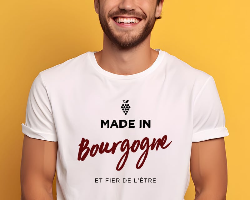 Tee shirt personnalisé homme - Made In Bourgogne