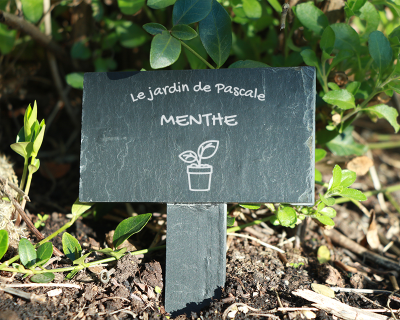 Mini-ardoise personnalisable - Potager