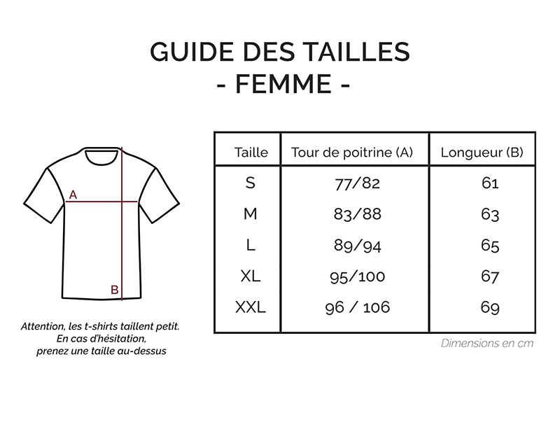 Tee shirt personnalisé femme - Brodé - Coeur