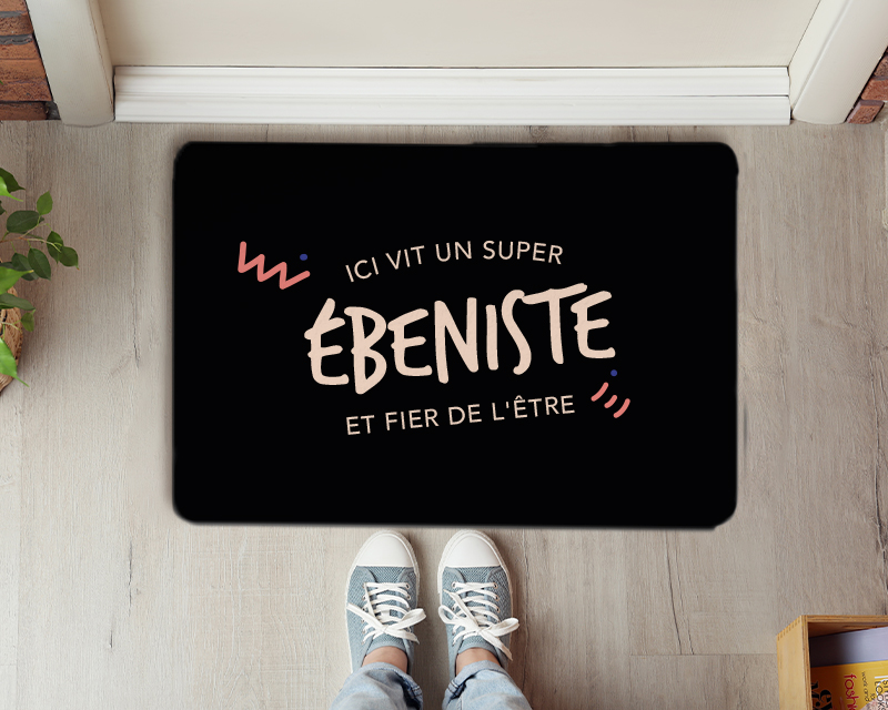 Paillasson personnalisé - Ebéniste