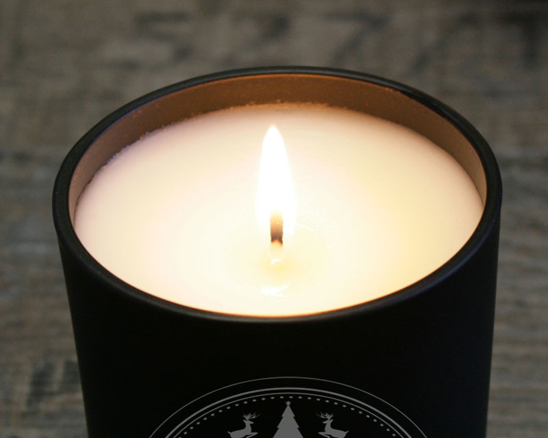 Bougie de Noël personnalisable
