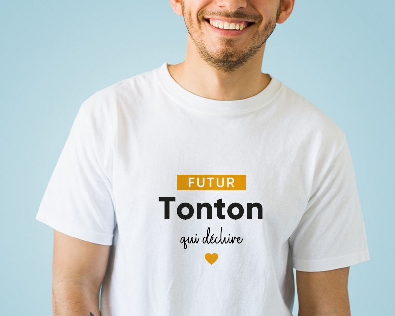 Tee shirt personnalisé homme - Futur tonton