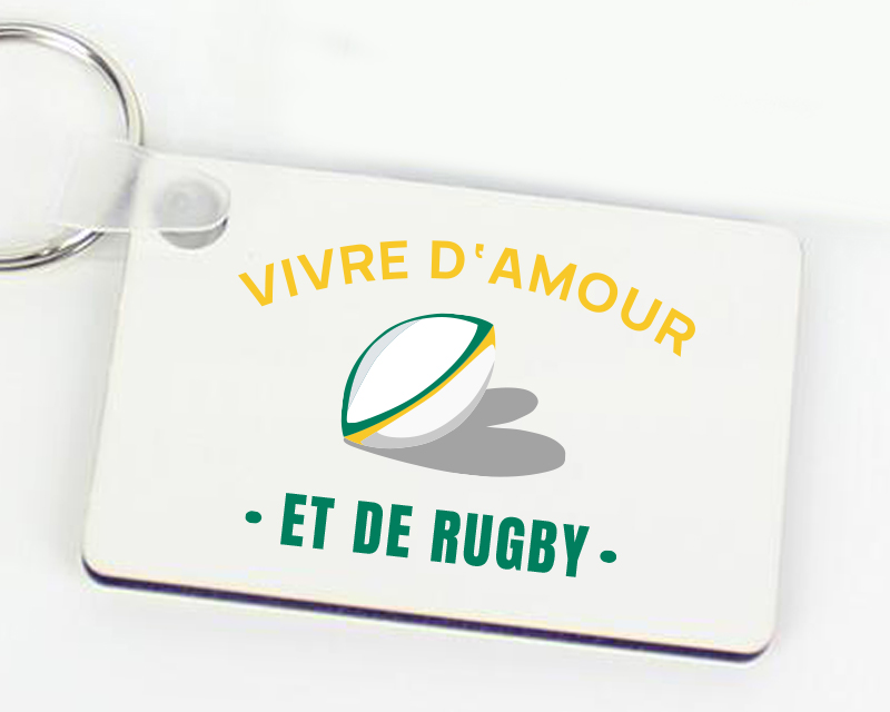 Porte-clés personnalisé - Passion Rugby