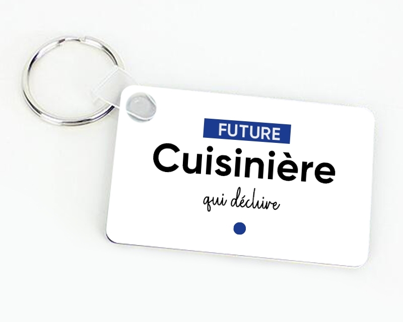 Porte-clef personnalisé - Future cuisinière