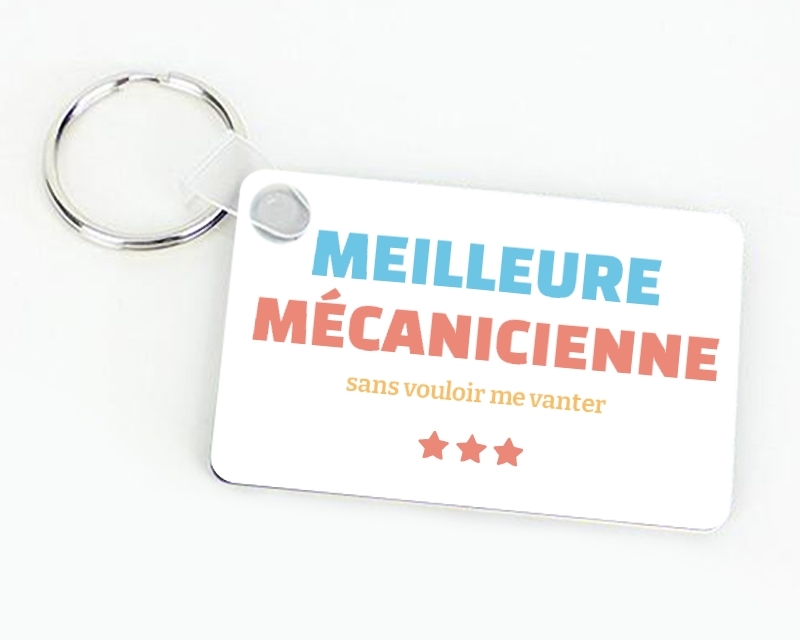 Porte-clef à personnaliser - Meilleure Mécanicienne
