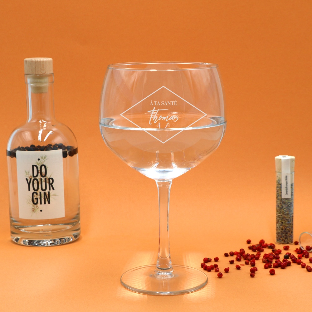 Kit de fabrication de gin avec verre personnalisé - Cadeaux.com