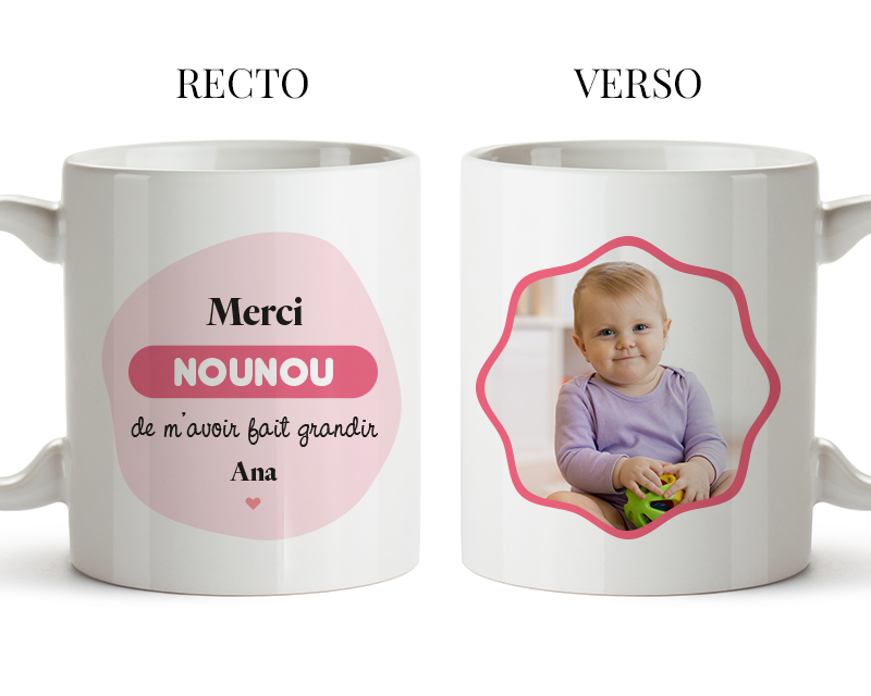 Cadeau Maîtresse. Mug Personnalisé Avec Prénom Juste Merci Maîtresse