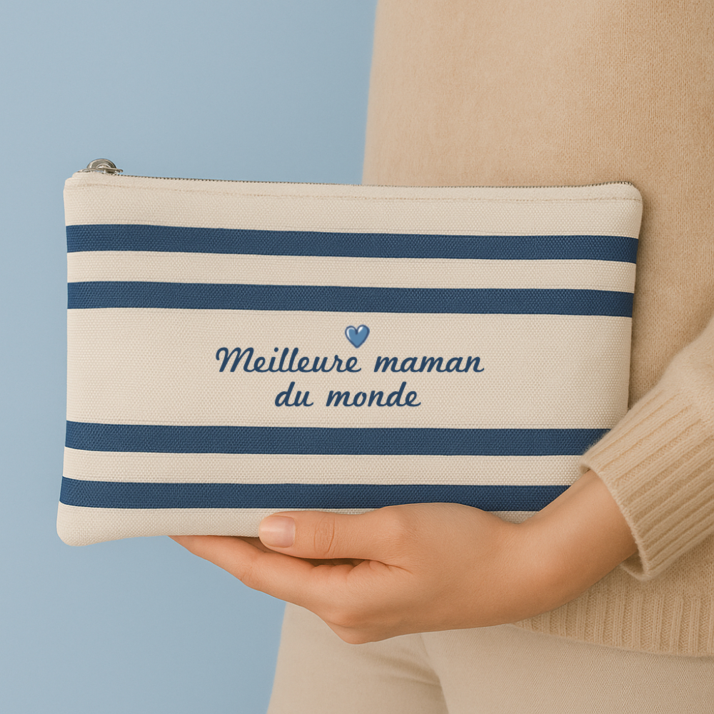 Trousse marinière personnalisable