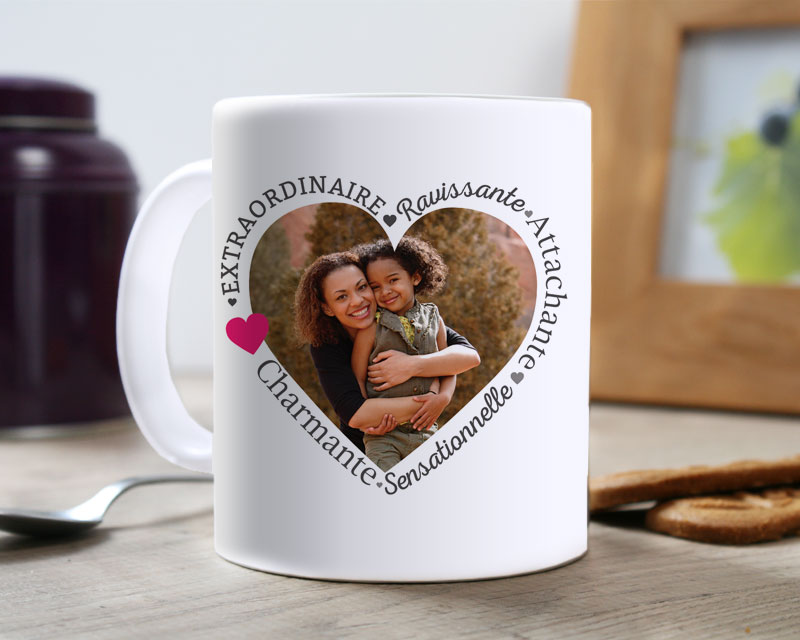 Mug Petits mots pour Maman Photo