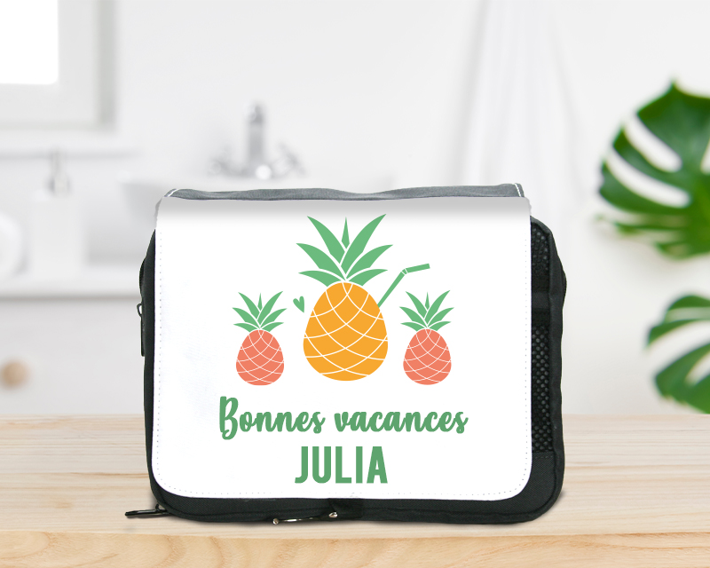 Trousse de toilette personnalisée ananas