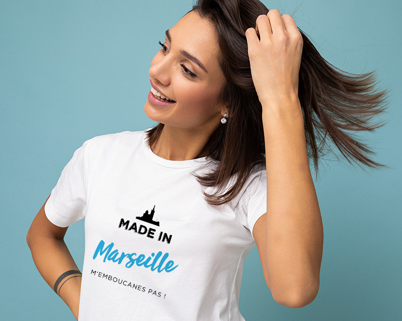 Tee shirt personnalisé femme - Made In Marseille