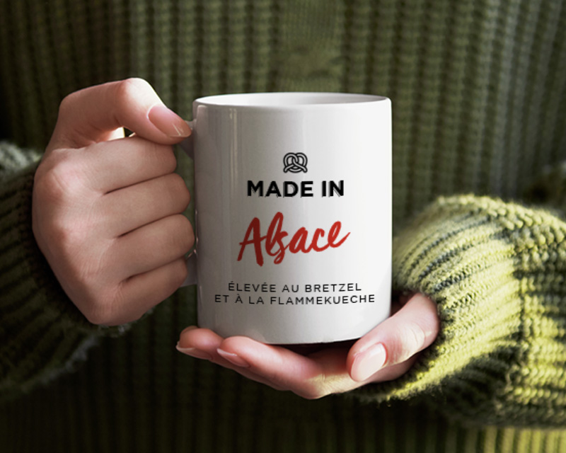 Mug personnalisé région - Made In Alsace