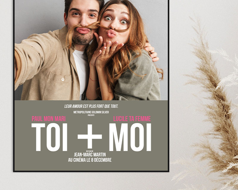 Affiche de cinéma Toi + Moi