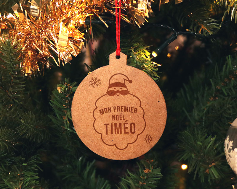 Mon premier Noël boule personnalisée