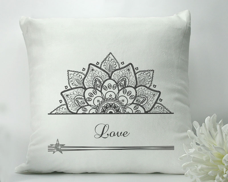 Coussin doux Prénom Étoiles Cristaux Swarovski®