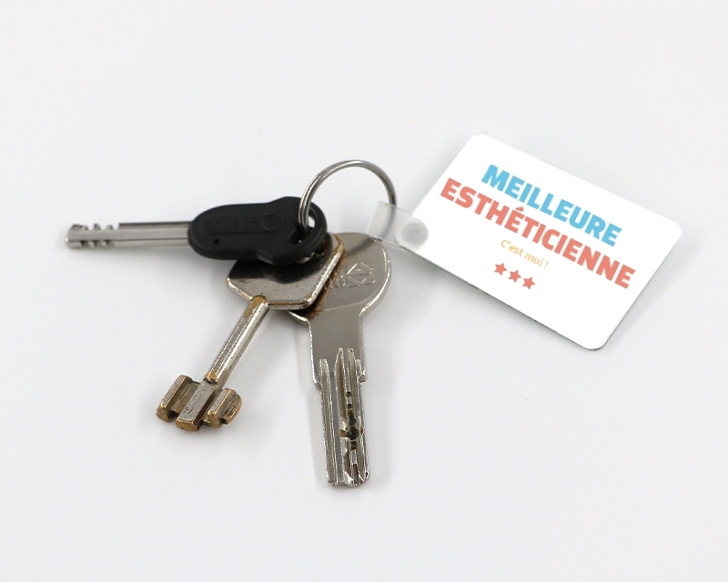 Porte-clés personnalisable - Meilleure Esthéticienne