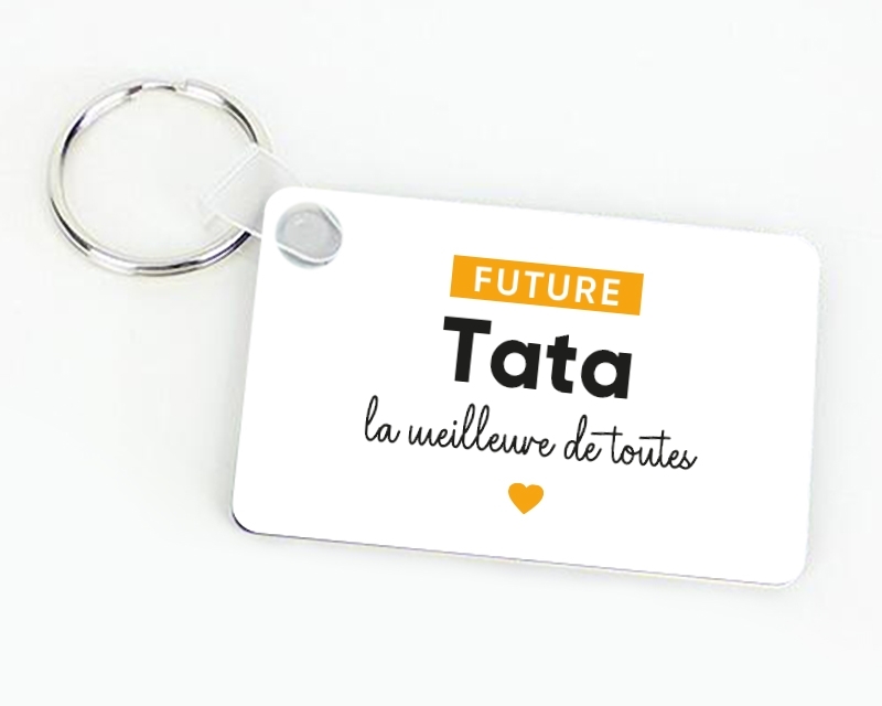 Porte-clés personnalisable - Future tata