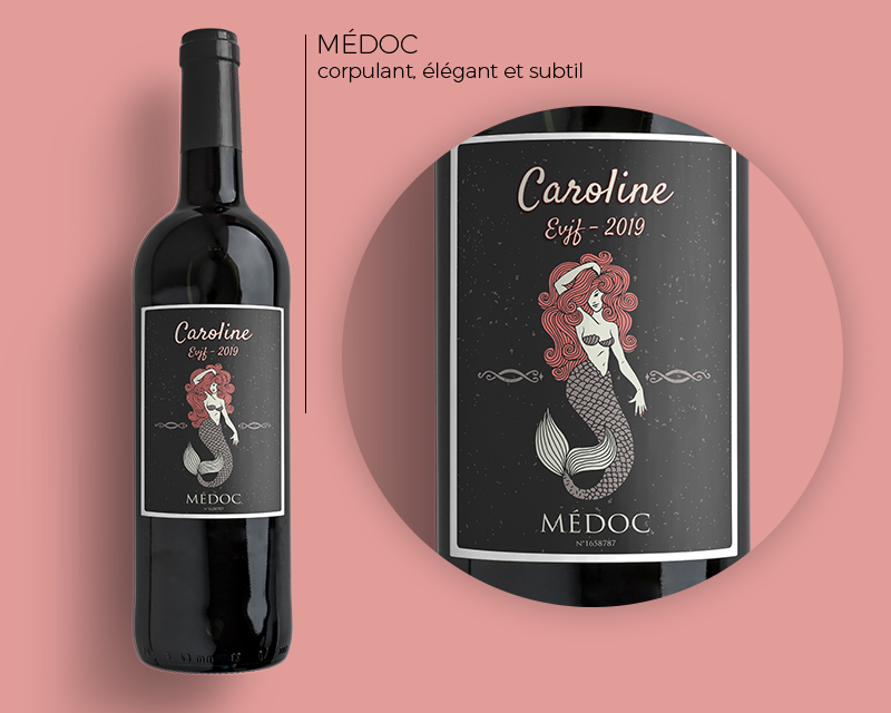 Bouteilles de Vins de Bordeaux - Sirène