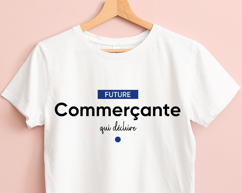 Tee shirt personnalisé femme - Future commerçante