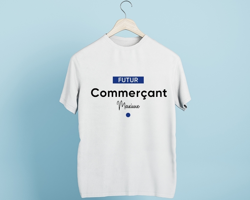 T-shirt Homme personnalisé - Futur commerçant