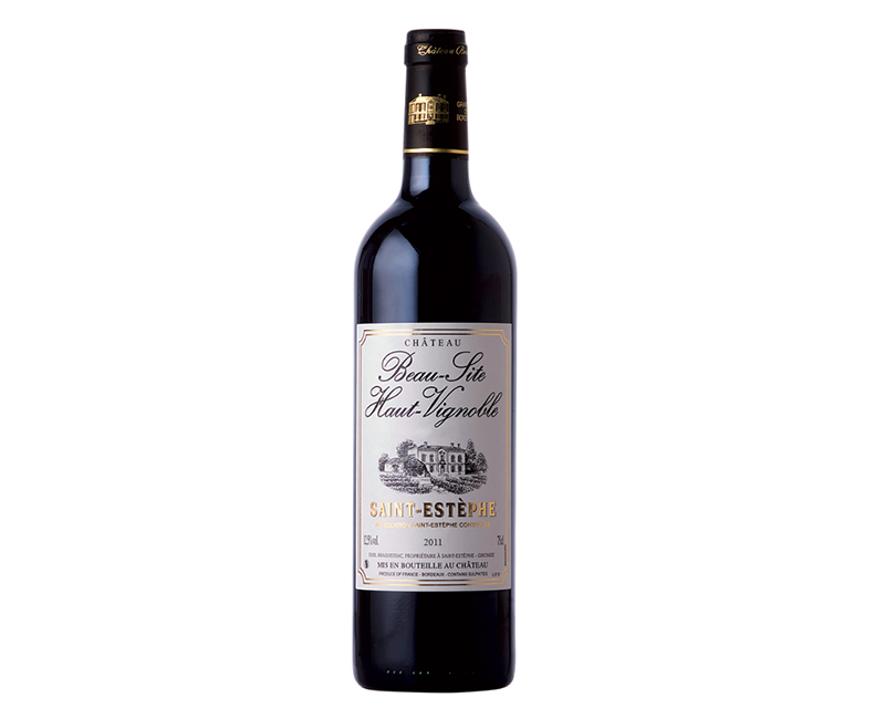 Caisse à vin en bois gravée