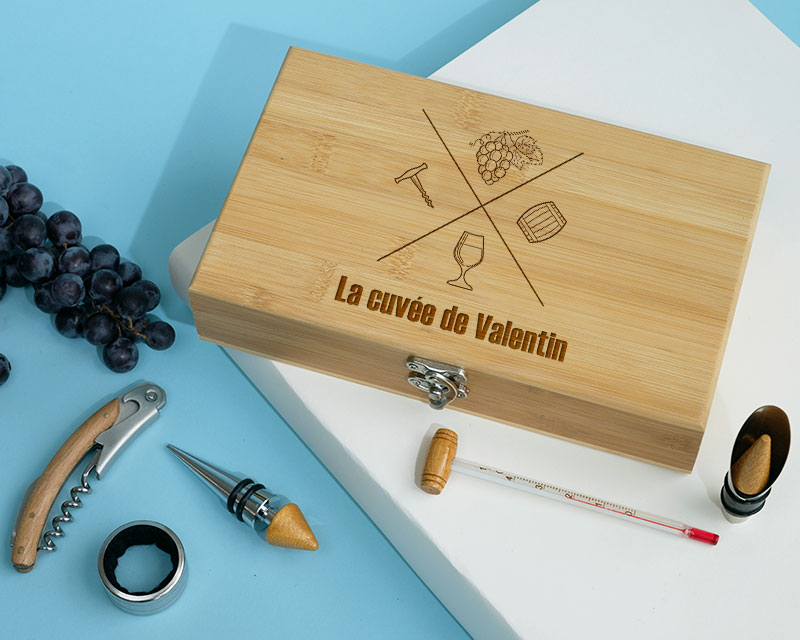Coffret Sommelier accessoires vin La cuvée