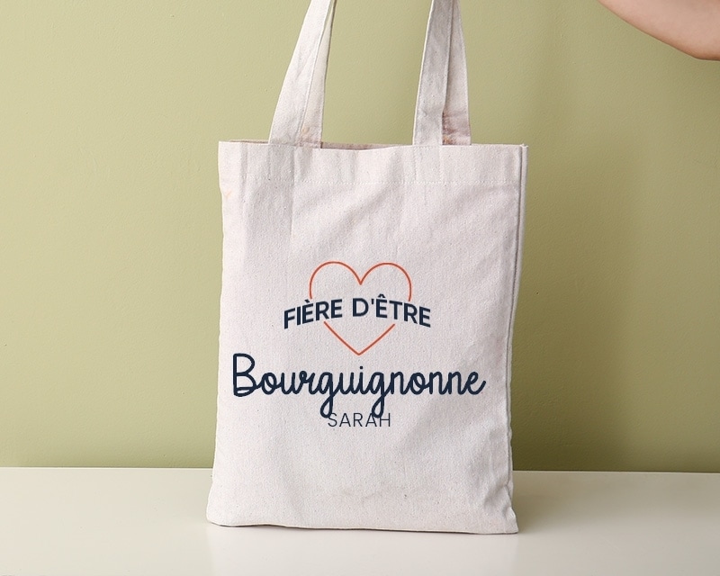 Tote bag personnalisable - Fière d'être Bourguignonne