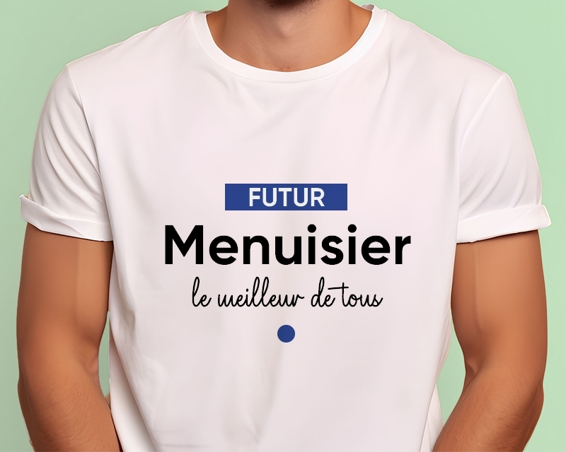 Tee-shirt Homme à personnaliser - Futur menuisier